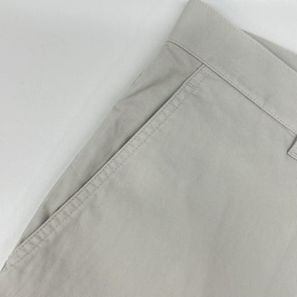 Theory Cotton Chino Straight Pants White Size 32