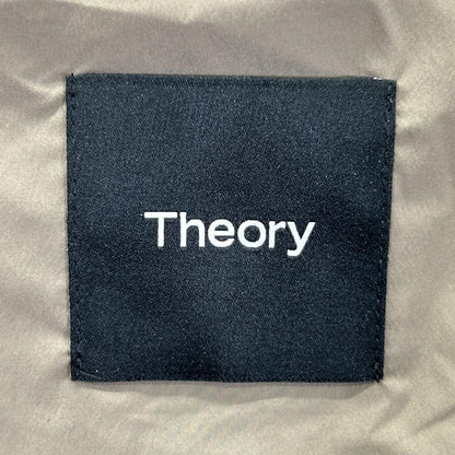 Theory Stretch Rayon Bomber Jacket Gray Size M