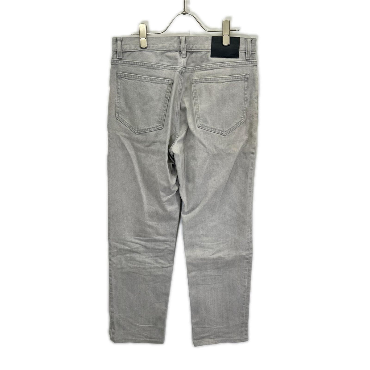 Theory Regular Fit Denim Jeans Gray Cotton Size 30