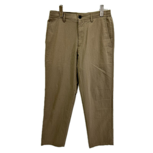Theory Brown Seersucker Semi-Tapered Pants Nylon Size 28