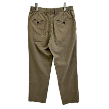 Theory Brown Seersucker Semi-Tapered Pants Nylon Size 28