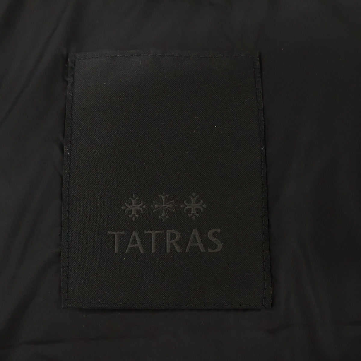 TATRAS ENRI Hooded Nylon Down Jacket Black Size 04