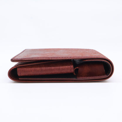 KOMONO Pueblo Leather Slim Bi-Fold Wallet COCCINELLA