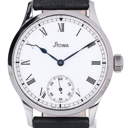 STOWA Marine Original White Dial Manual-Wind Watch Black