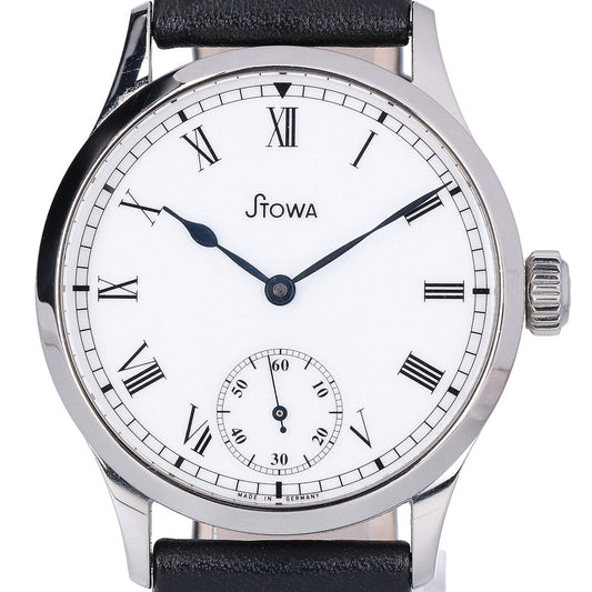 STOWA Marine Original White Dial Manual-Wind Watch Black