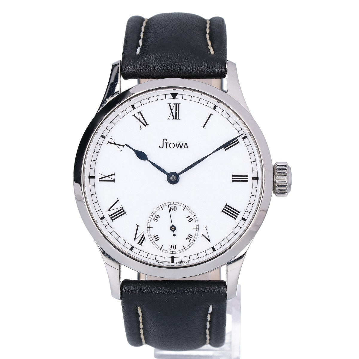 STOWA Marine Original White Dial Manual-Wind Watch Black