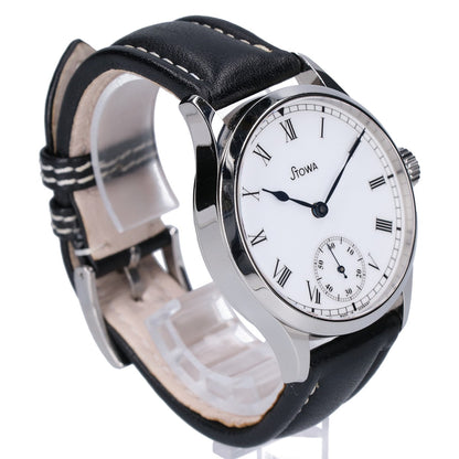 STOWA Marine Original White Dial Manual-Wind Watch Black
