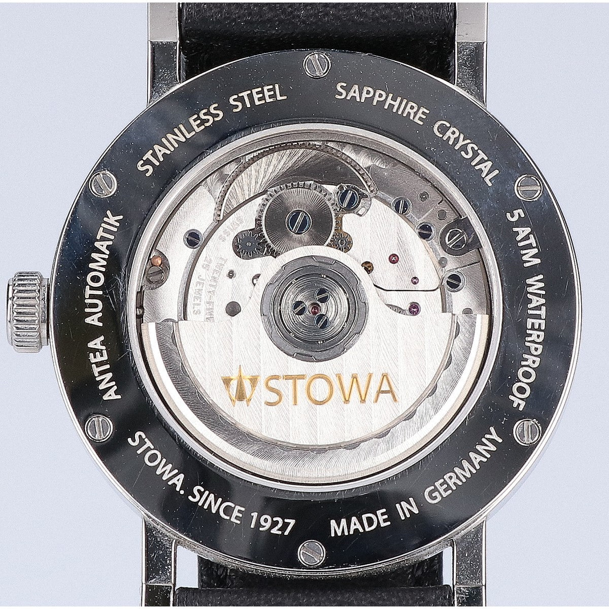 STOWA Antea Inox Soprod A10 Automatic Watch Black
