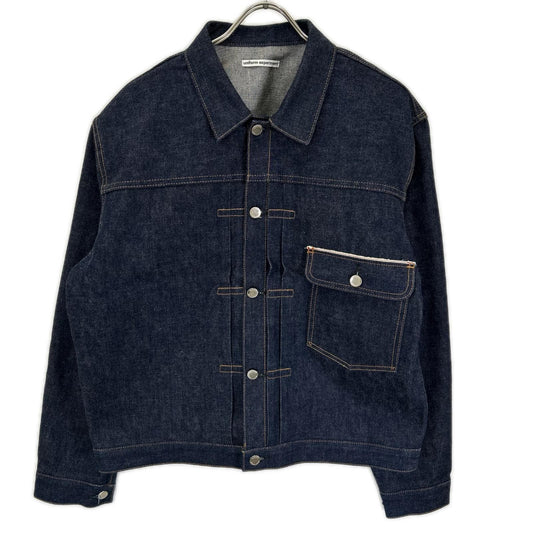uniform experiment Indigo Cotton Coverall Jacket Size 1