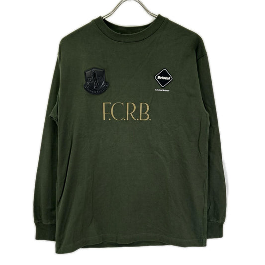 F.C.Real Bristol Green Patch Long Sleeve Shirt