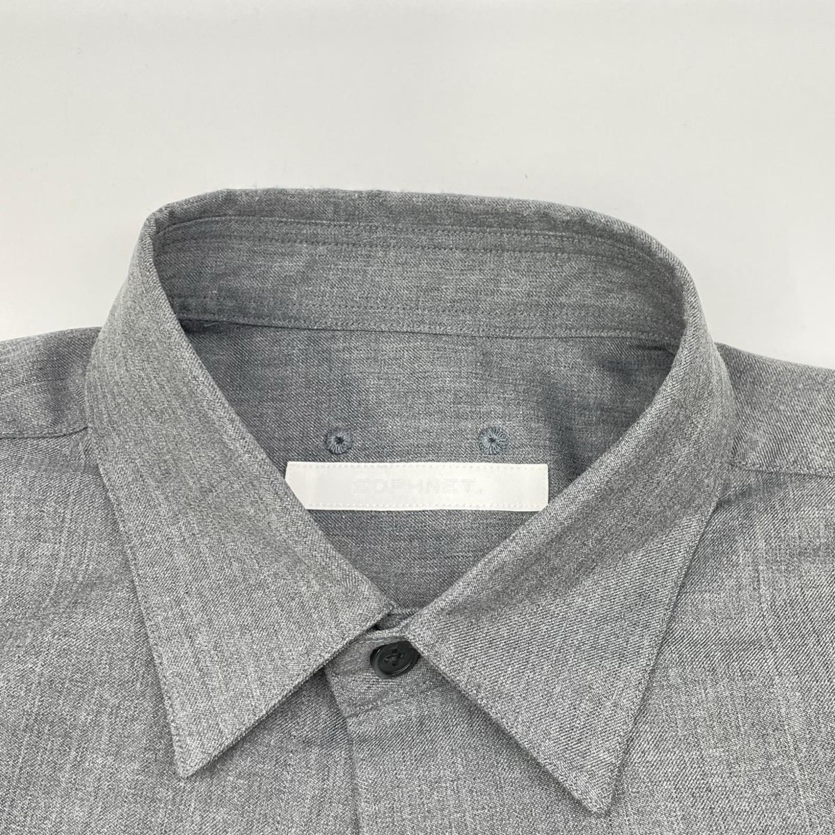 SOPH. 250017 Gray Summer Stretch Short Sleeve Shirt Size S