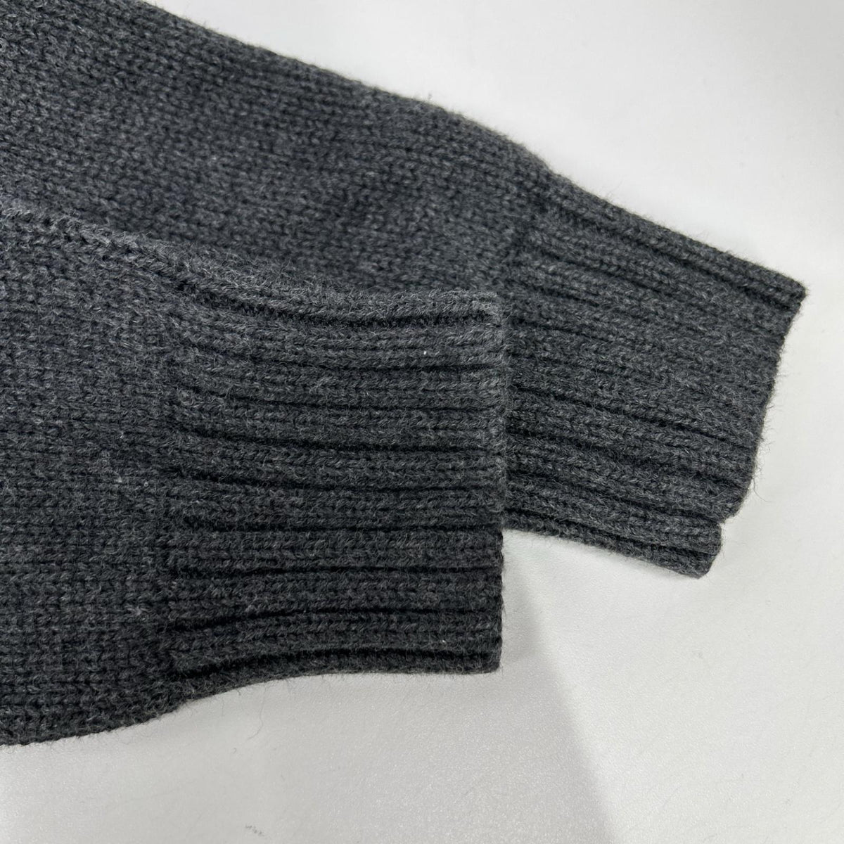POLObyRalphLauren Grey Polo Bear Cotton Knit Sweater Size S