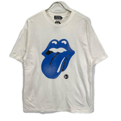 HYSTERIC GLAMOUR 23SS Rolling Stones White Cotton T-Shirt Size L