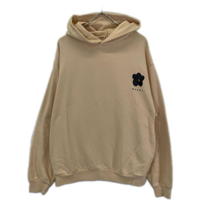 MARNI 2022 Daisy Flower Print Hoodie Beige Size 44