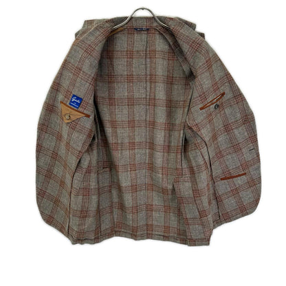 Gabo x Tomorrowland Linen Wool 2B Blazer Brown