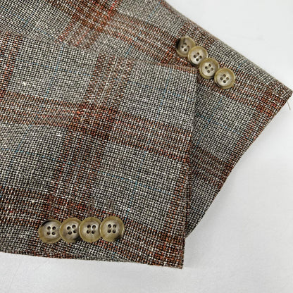 Gabo x Tomorrowland Linen Wool 2B Blazer Brown