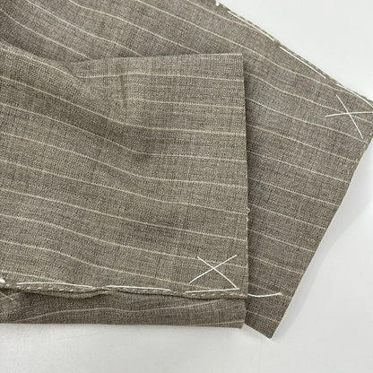 Sartorio Wool Striped Tailored Blazer Beige White
