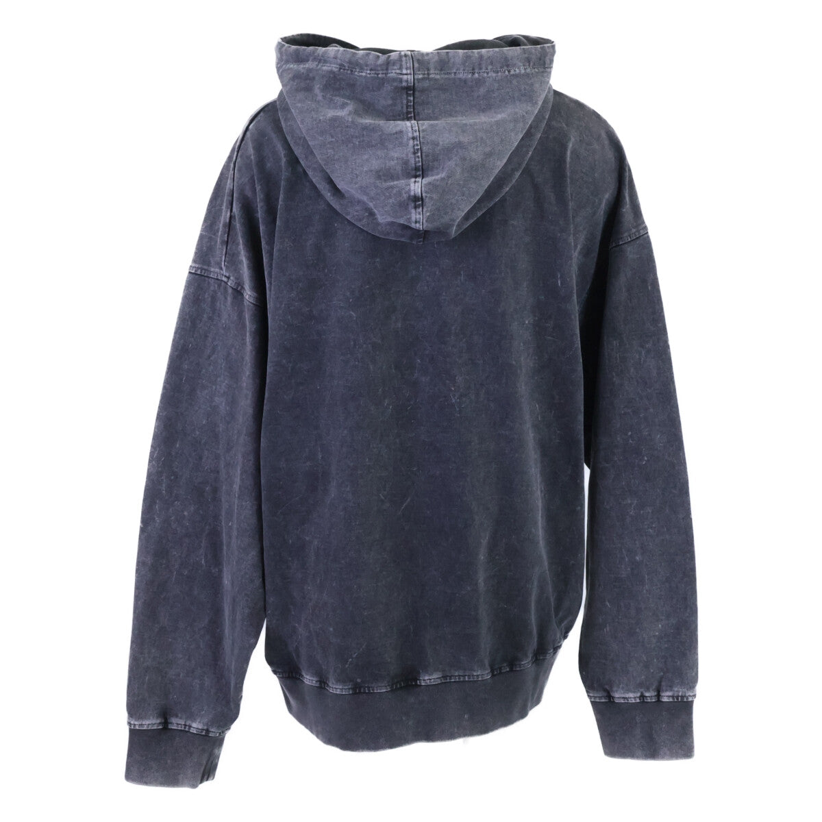 LOUIS VUITTON '24 Vintage Effect Hoodie Black Size XL