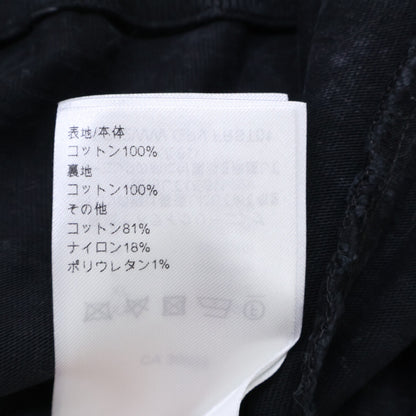 LOUIS VUITTON '24 Vintage Effect Hoodie Black Size XL