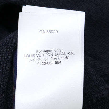 LOUIS VUITTON 24' Stud Crewneck Wool Sweater Gray Size 24