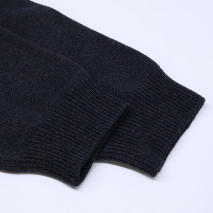 LOUIS VUITTON 24' Stud Crewneck Wool Sweater Gray Size 24