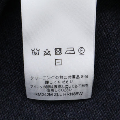 LOUIS VUITTON 24' Stud Crewneck Wool Sweater Gray Size 24