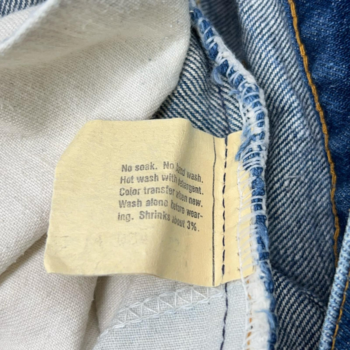 LEVI'S 80s-90s 20517 Orange Tab Indigo Jeans Size W34/L32
