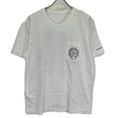 Chrome Hearts White Horseshoe Pocket T-Shirt Size L