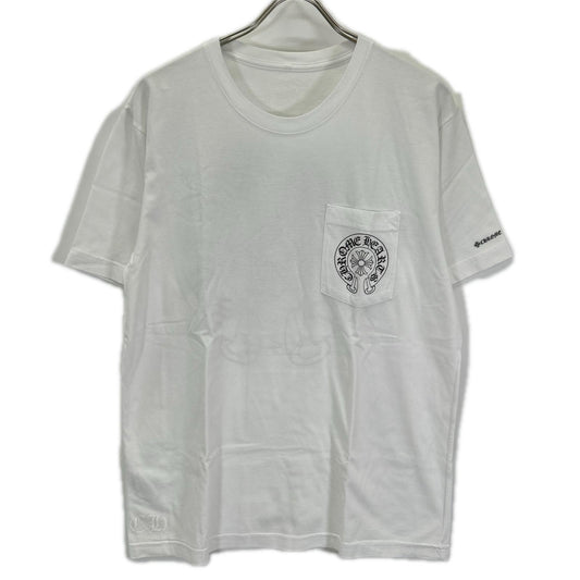 Chrome Hearts White Horseshoe Pocket T-Shirt Size L