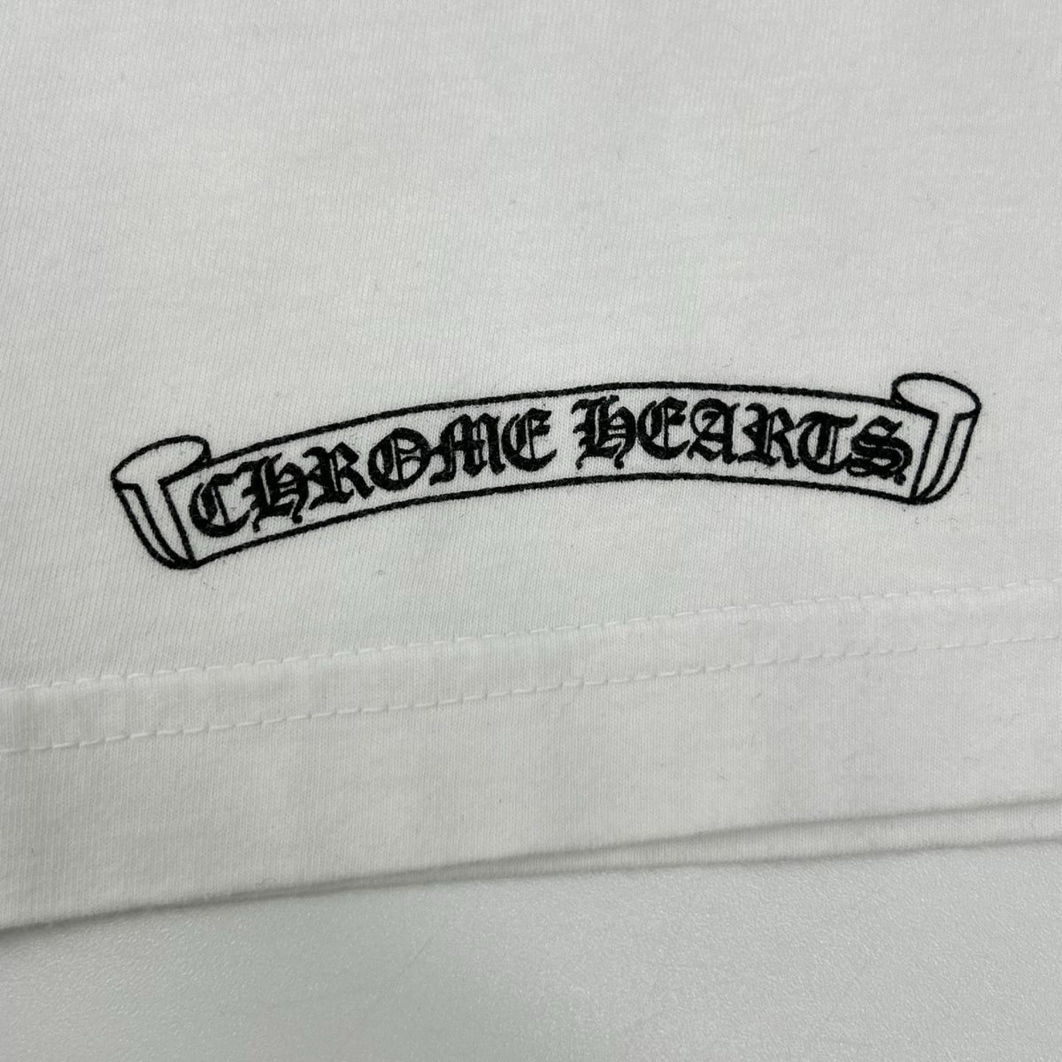 Chrome Hearts White Horseshoe Pocket T-Shirt Size L
