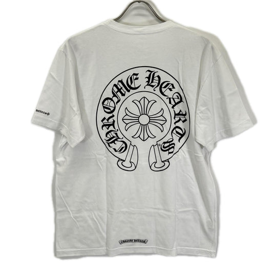 Chrome Hearts White Horseshoe Pocket T-Shirt Size L