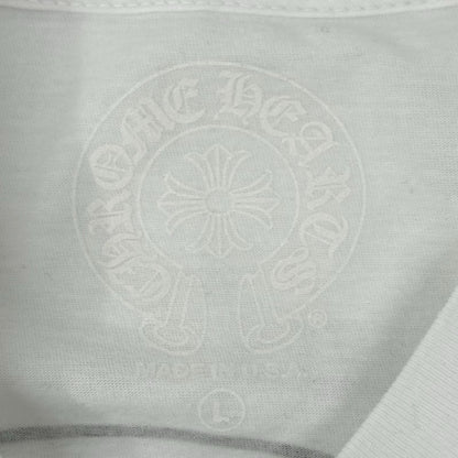 Chrome Hearts White Horseshoe Pocket T-Shirt Size L