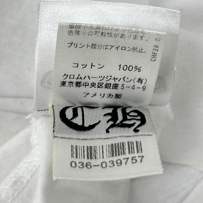 Chrome Hearts White Horseshoe Pocket T-Shirt Size L