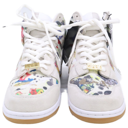 NIKE x Supreme SB Dunk Rammellzee Top Sneakers Size 28.5