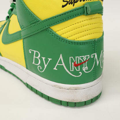 NIKE x Supreme SB Dunk High OG QS Sneakers Yellow Size 28.5
