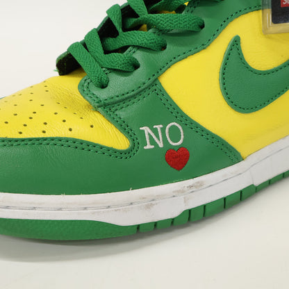 NIKE x Supreme SB Dunk High OG QS Sneakers Yellow Size 28.5