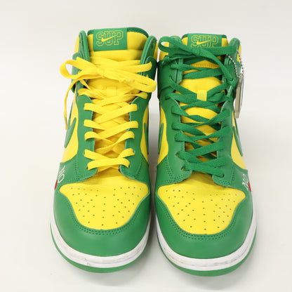 NIKE x Supreme SB Dunk High OG QS Sneakers Yellow Size 28.5