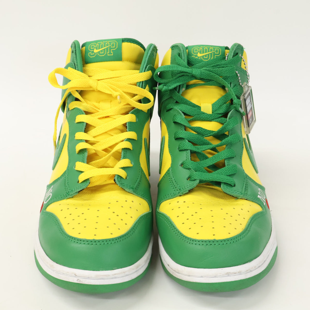 NIKE x Supreme SB Dunk High OG QS Sneakers Yellow Size 28.5