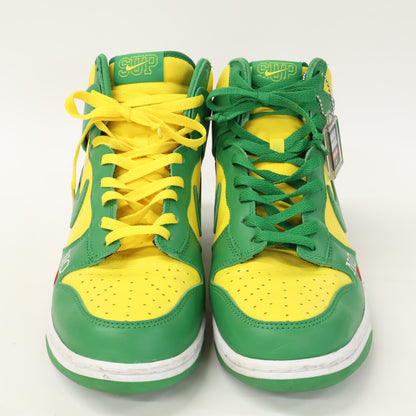 NIKE x Supreme SB Dunk High OG QS Sneakers Yellow Size 28.5