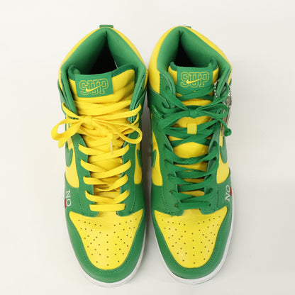 NIKE x Supreme SB Dunk High OG QS Sneakers Yellow Size 28.5