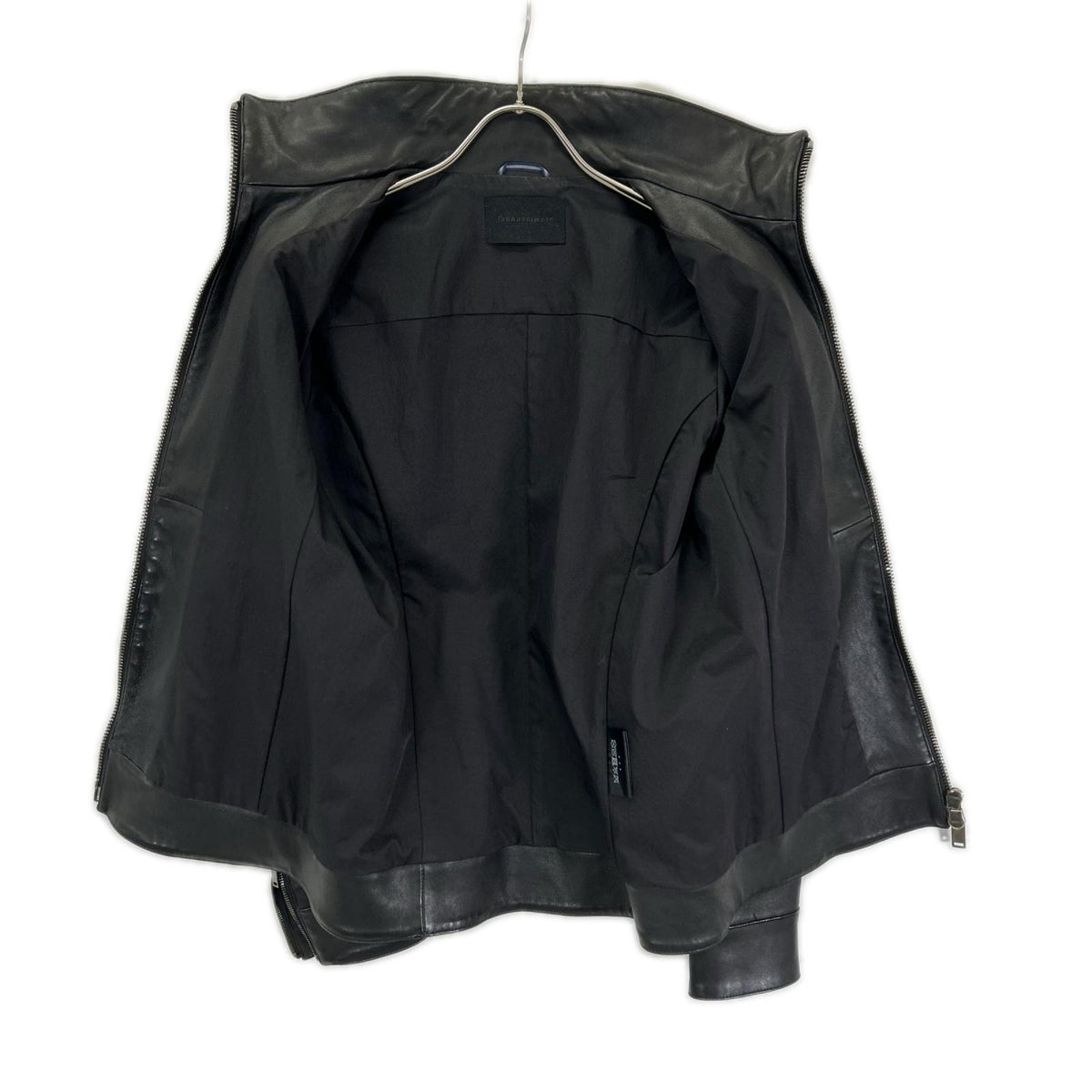 jun hashimoto Lambskin Stretch Inner Jacket Black Size 3