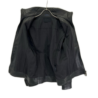 jun hashimoto Lambskin Stretch Inner Jacket Black Size 3