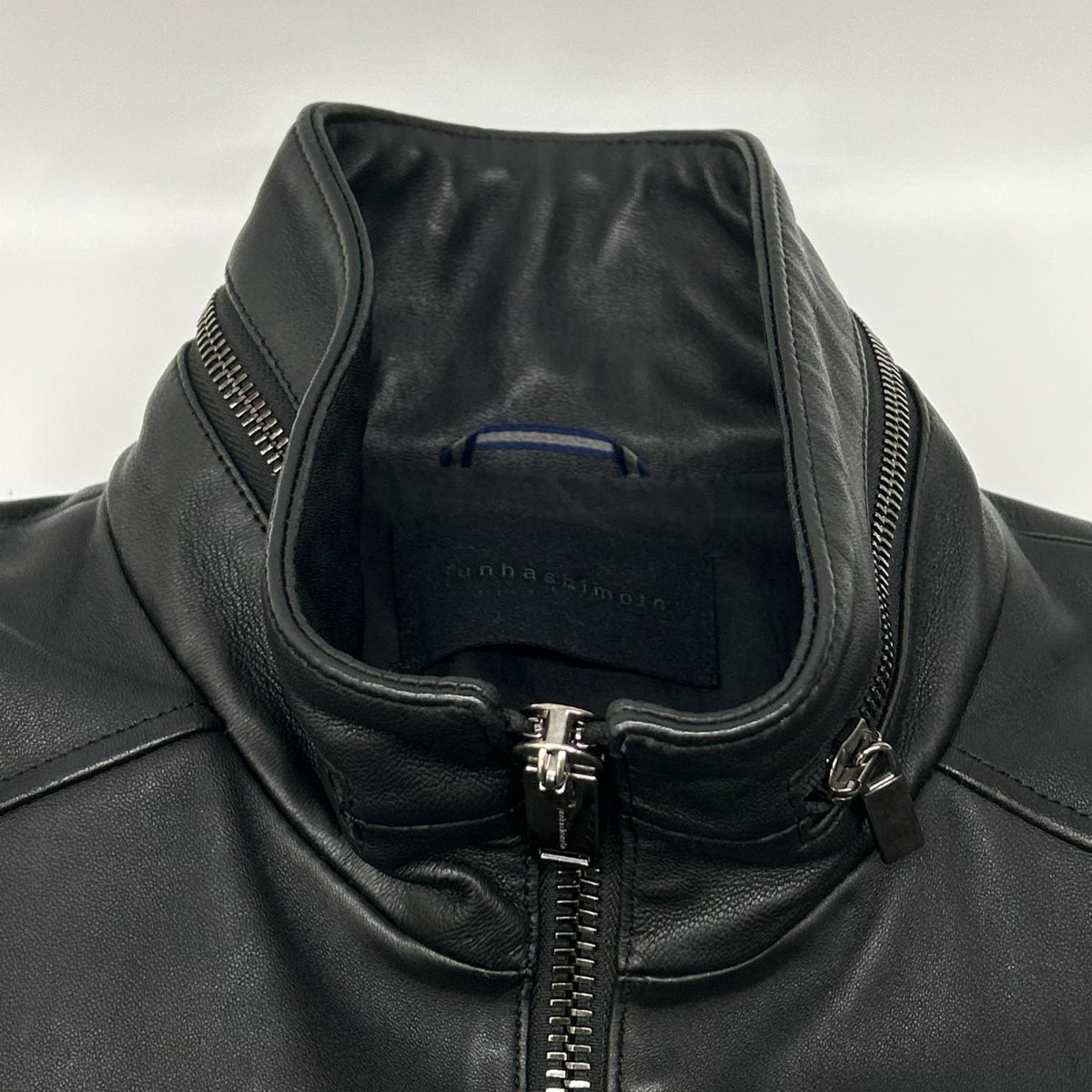 jun hashimoto Lambskin Stretch Inner Jacket Black Size 3