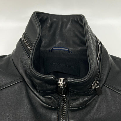 jun hashimoto Lambskin Stretch Inner Jacket Black Size 3