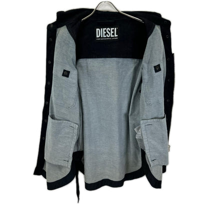 DIESEL Jog Jeans Military Jacket Black Cotton Size XS