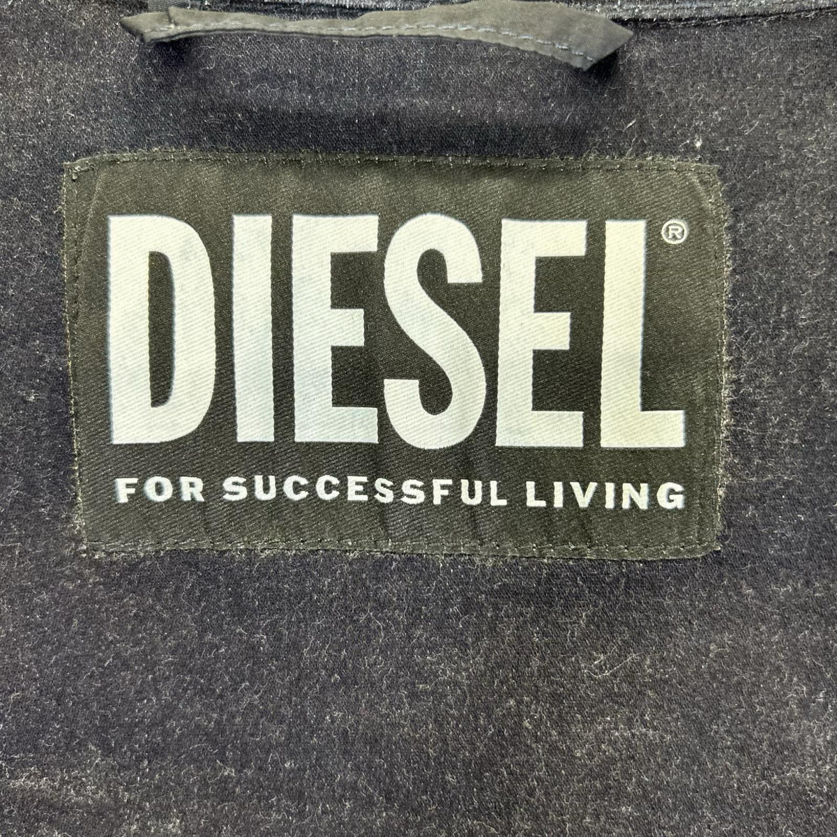 DIESEL Jog Jeans Military Jacket Black Cotton Size XS