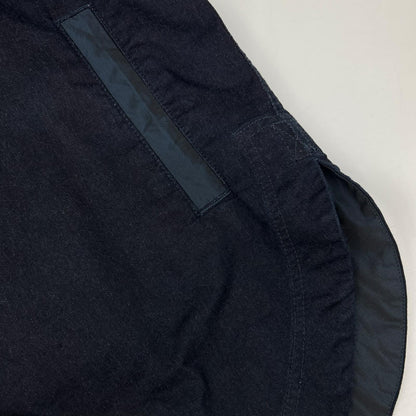 DIESEL Jog Jeans Military Jacket Black Cotton Size XS
