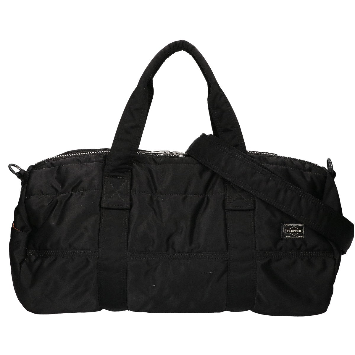 PORTER Tanker 2-Way Nylon Duffle Bag Black