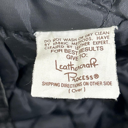Schott 618 Double Rider Leather Jacket Black Size 38