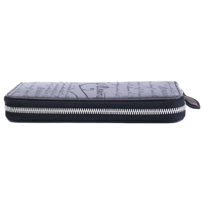 BERLUTI Venezia Calf Leather Itauba Long Wallet
